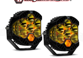 BAJADESIGNS LP6 Pro LED Auxiliary Light Pod Amber Driving Combo (Pair)