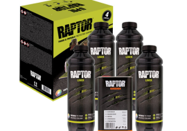 Raptor Tough Protective Coating Black for Pick-Up Vehicles  السعر شامل التركيب