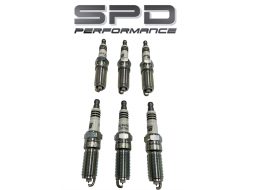 SPD Performance NGK Ruthenium HX Cold Spark Plugs Set (6) Gapped .026 Ford EcoBoost Engines