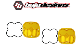 BAJADESIGNS Squadron Pro Lens Amber Driving Combo (Pair)