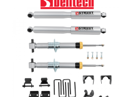 BELLTECH Lowering FR & RR Complete Kit w/ Street Performance Struts/Shocks FORD Trucks 2021+