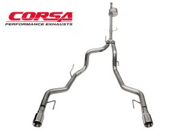 CORSA Exhaust Cat-Back Sport / 3.0 in Single Tips 4.0 Ford F-150 Tremor 5.0L 2021-Up